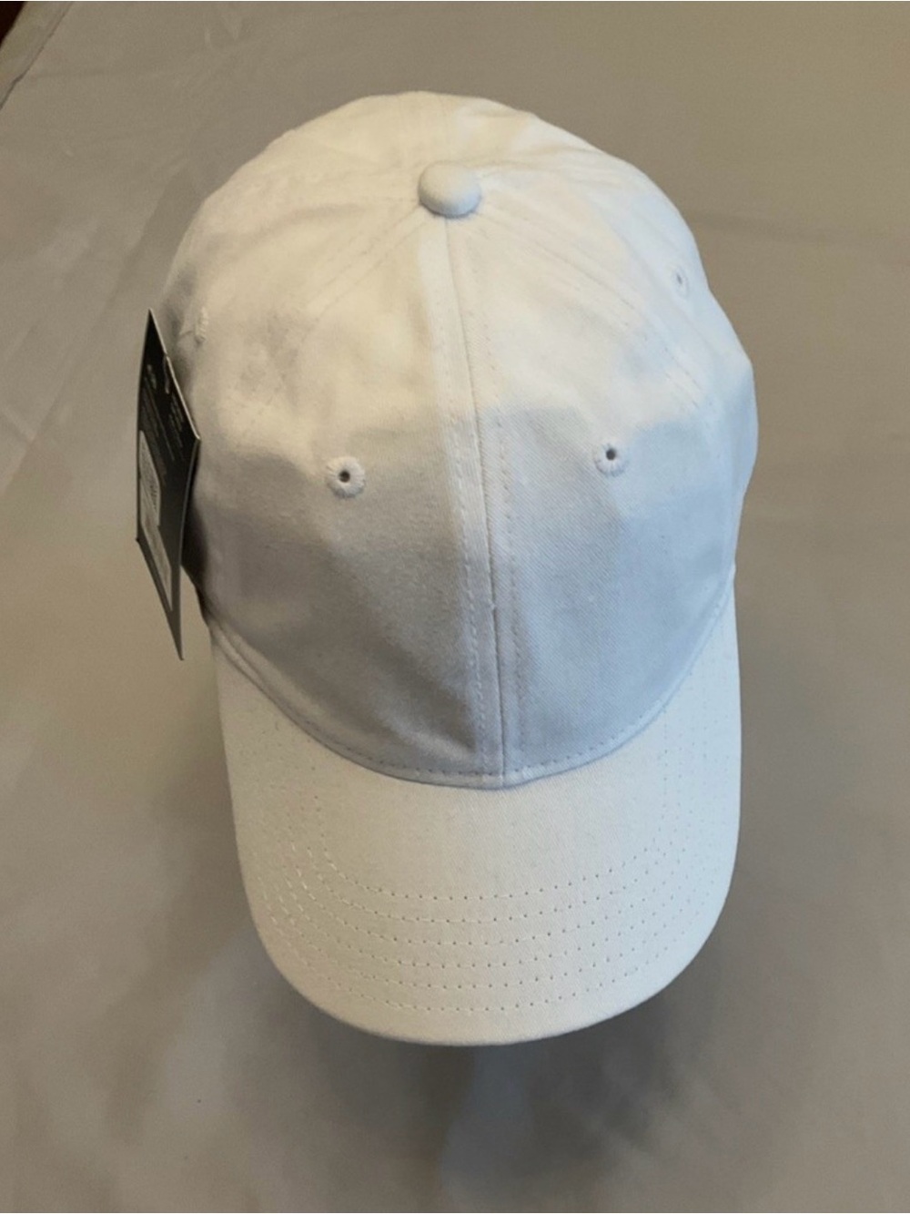 Adidas White Baseball Cap - Classic Logo Hat